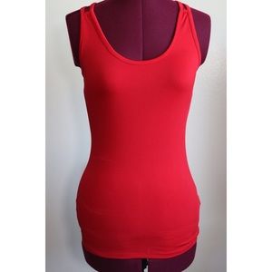 Ambiance Red Athletic Tank Top